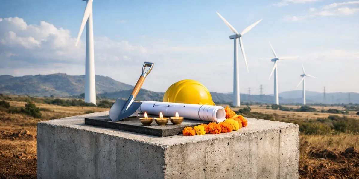 Andhra IT Minister Lays Foundation for Suzlon Wind Projects