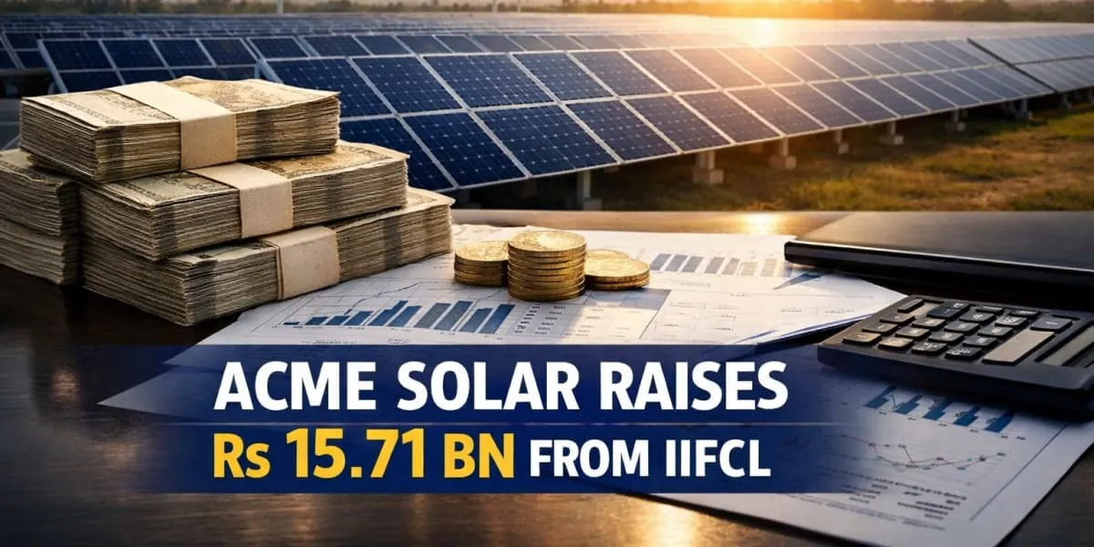 ACME Solar Raises Rs 15.71 bn From IIFCL