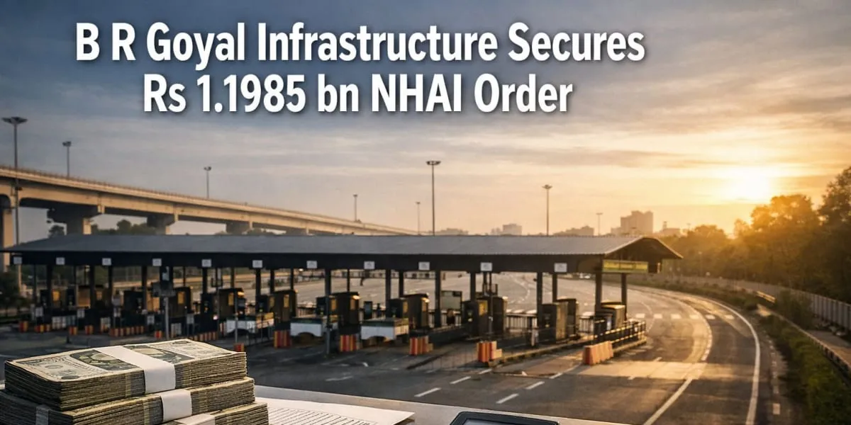 B R Goyal Infrastructure Secures Rs 1.1985 bn NHAI Order