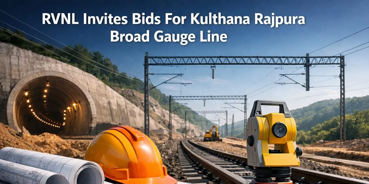 RVNL Invites Bids For Kulthana Rajpura Broad Gauge Line