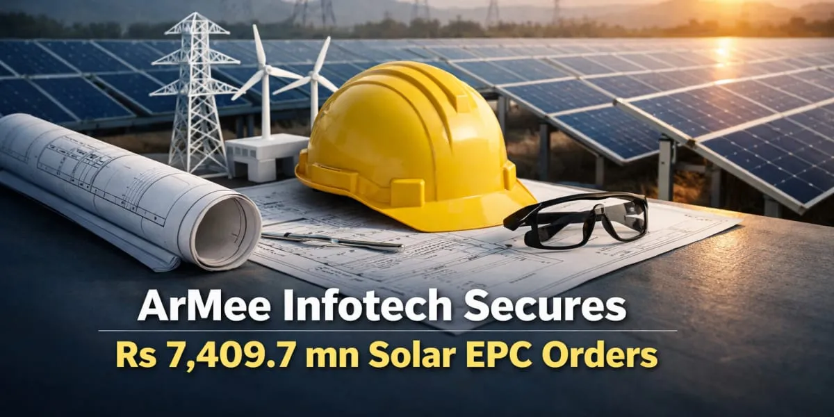 ArMee Infotech Secures Rs 7,409.7 mn Solar EPC Orders