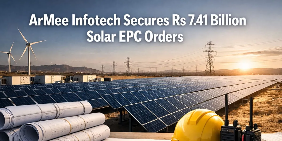 ArMee Infotech Secures Rs Seven Point Four One Billion Solar EPC Orders