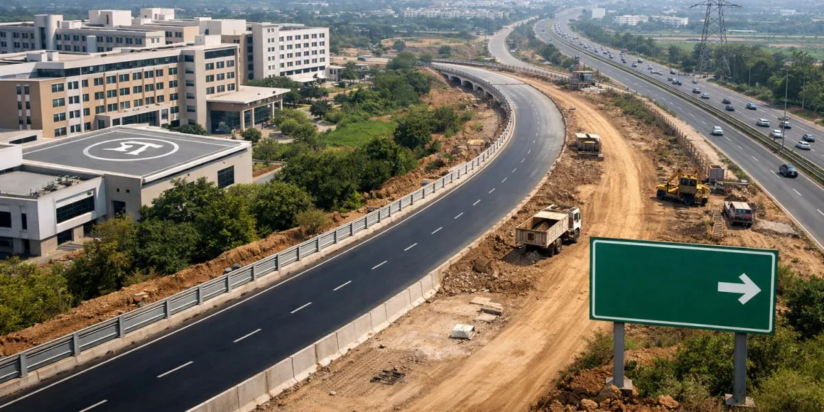 Centre Approves AIIMS Mangalagiri Land for E-13 Road Extension