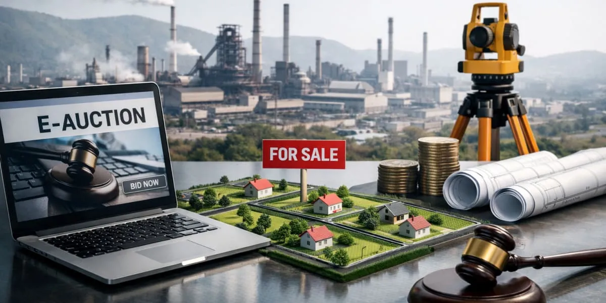 NLMC to E-Auction 459 RINL Plots in Visakhapatnam