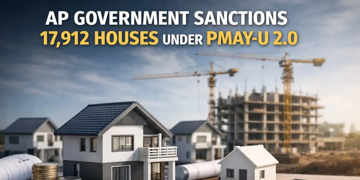 AP Government Sanctions 17,912 Houses Under PMAY-U 2.0