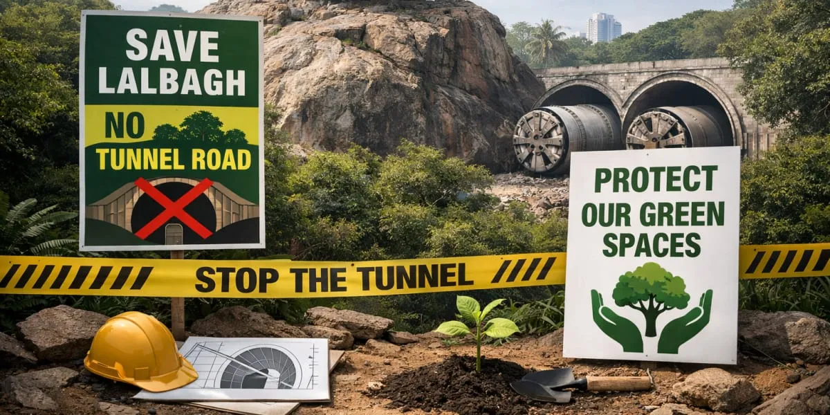 Bengaluru Residents Rally To Save Lalbagh Over Tunnel Plan