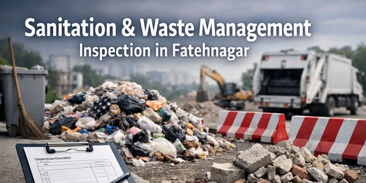 MMC Commissioner Inspects Sanitation And Waste Management In Fatehnagar