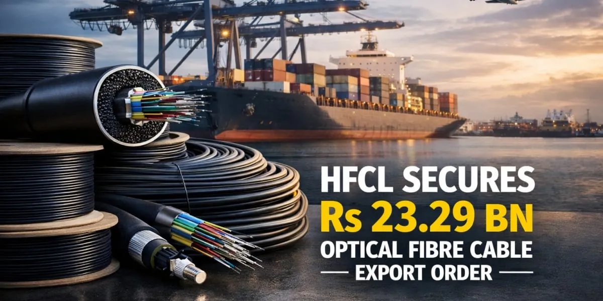 HFCL Secures Rs 23.29 bn Optical Fibre Cable Export Order