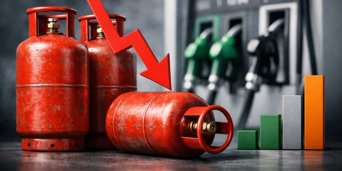 India LPG Consumption Falls 16.15% in August