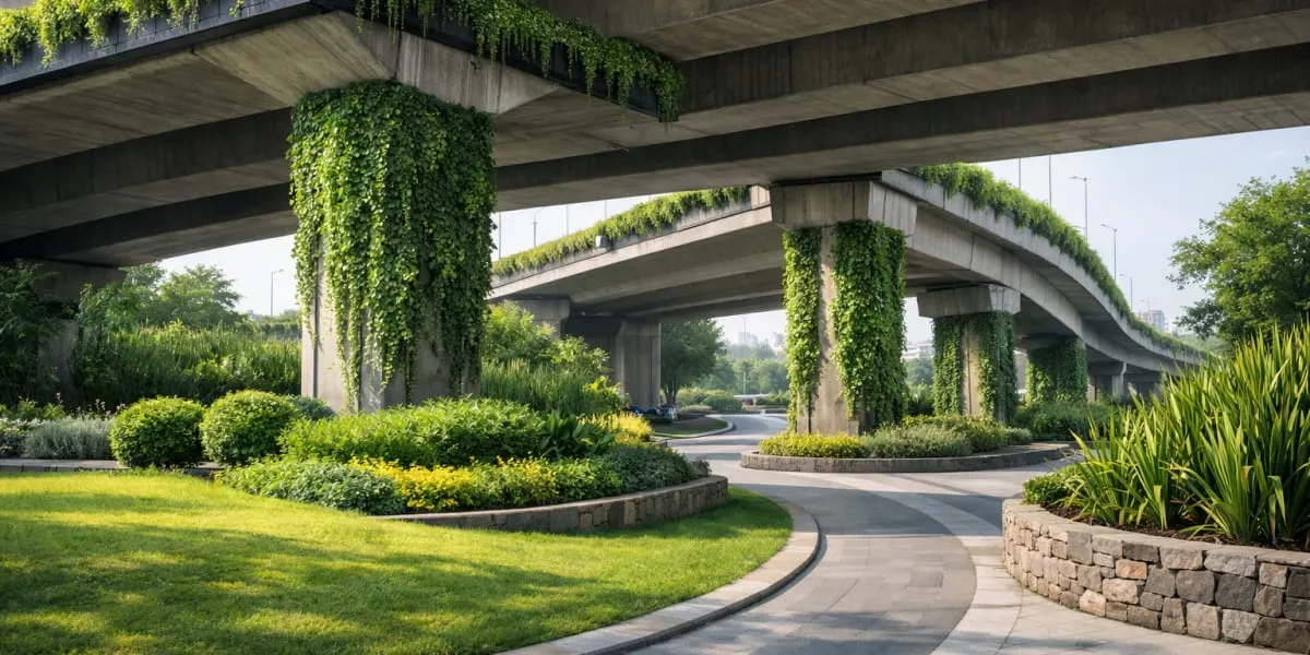 Delhi To Green Flyover Spaces To Improve City Appearance