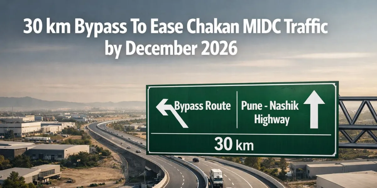 30 km Bypass To Ease Chakan MIDC Traffic by December 2026