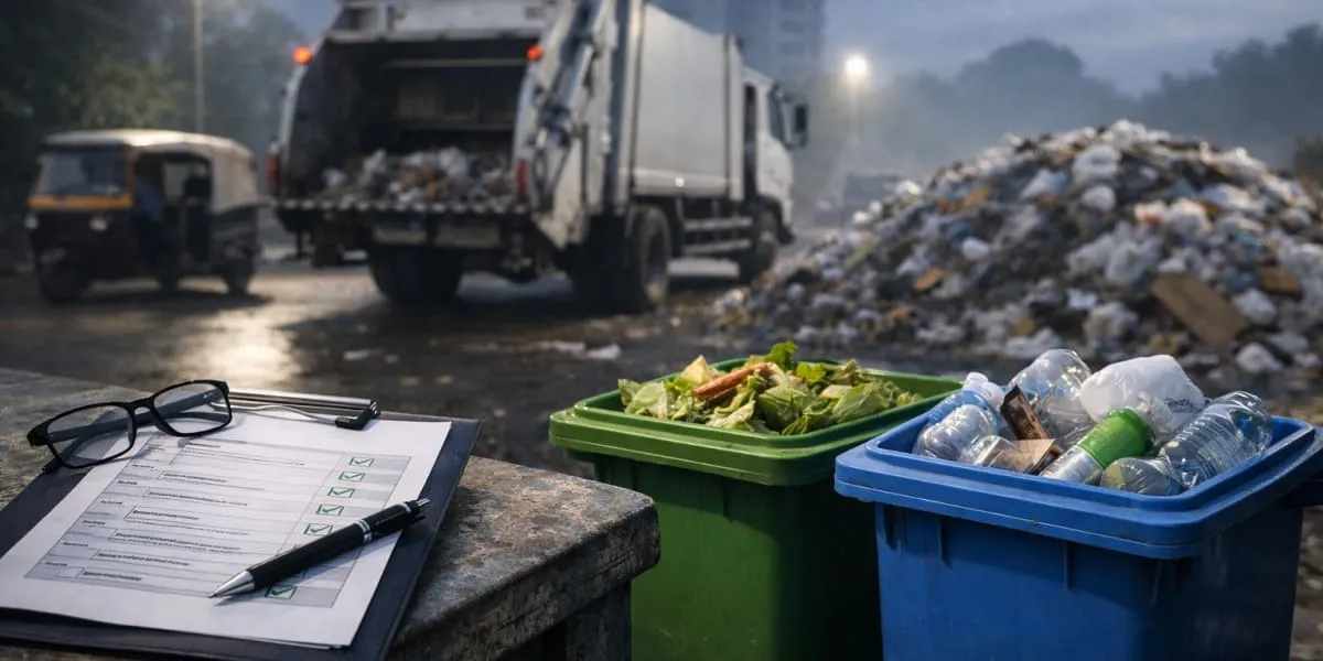 Krishna Byre Gowda Inspects Bengaluru North Waste Management