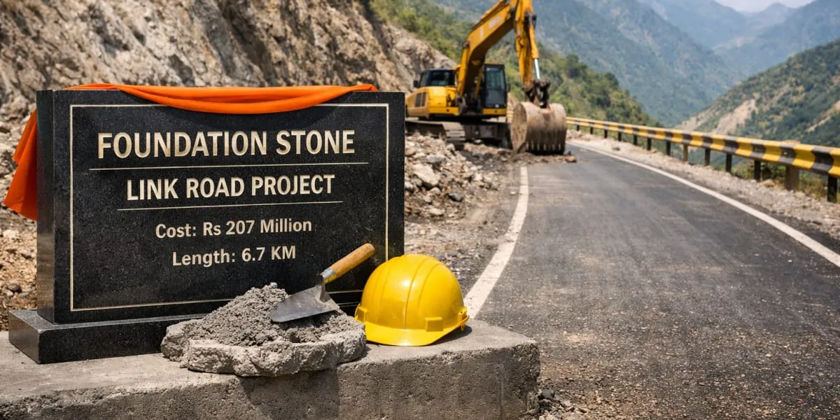 Shakti Parihar Lays Foundation Stone Of Rs 207 mn Link Road