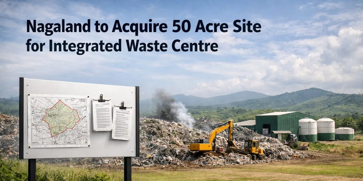 Nagaland To Acquire 50 Acre Site For Integrated Waste Centre