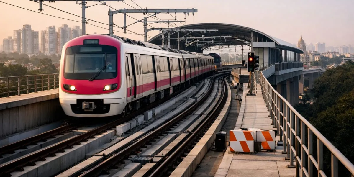 Bengaluru Metro Pink Line Ready For September Launch