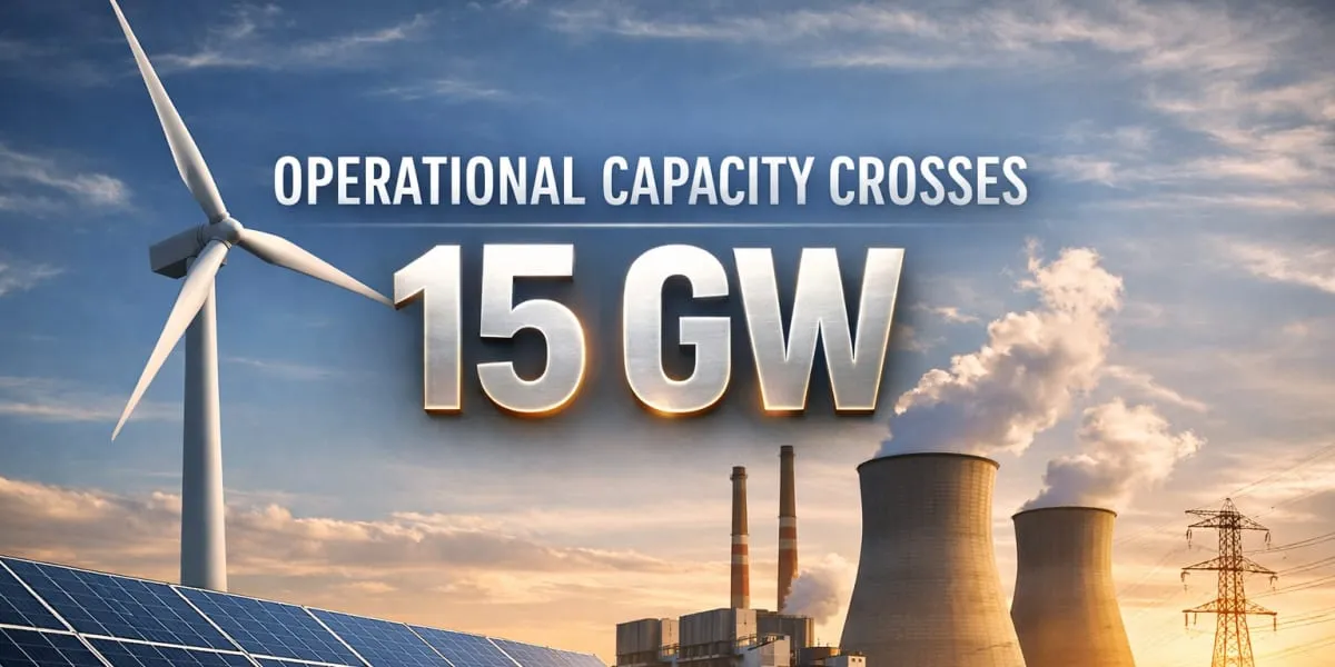 JSW Energy Operational Capacity Crosses 15 GW
