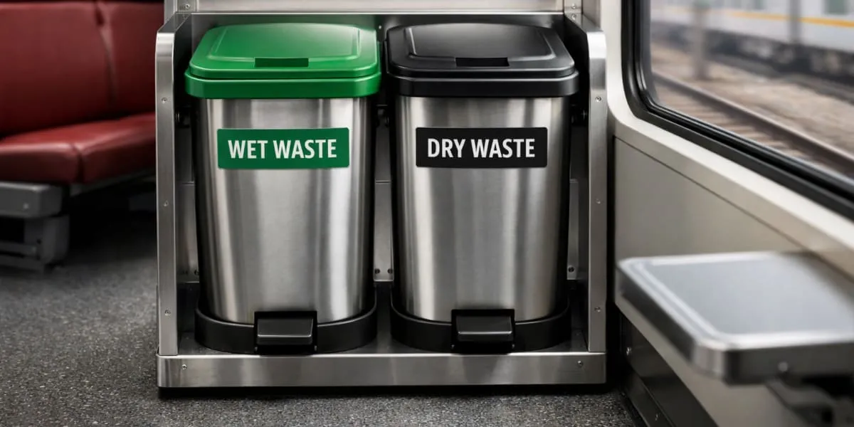 Indian Railways Plans Modified Onboard Garbage Disposal System