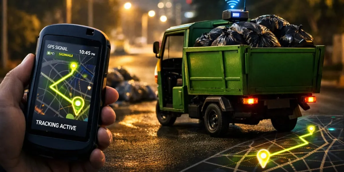 Night GPS Tracking To Make City Black Spot Free