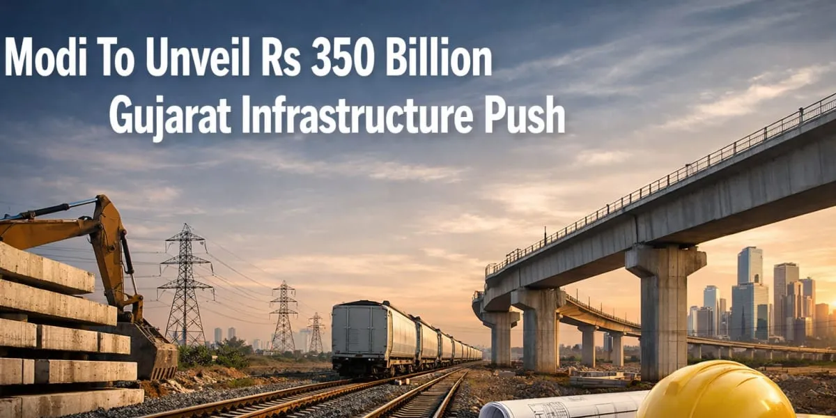 Modi To Unveil Rs 350 Billion Gujarat Infrastructure Push