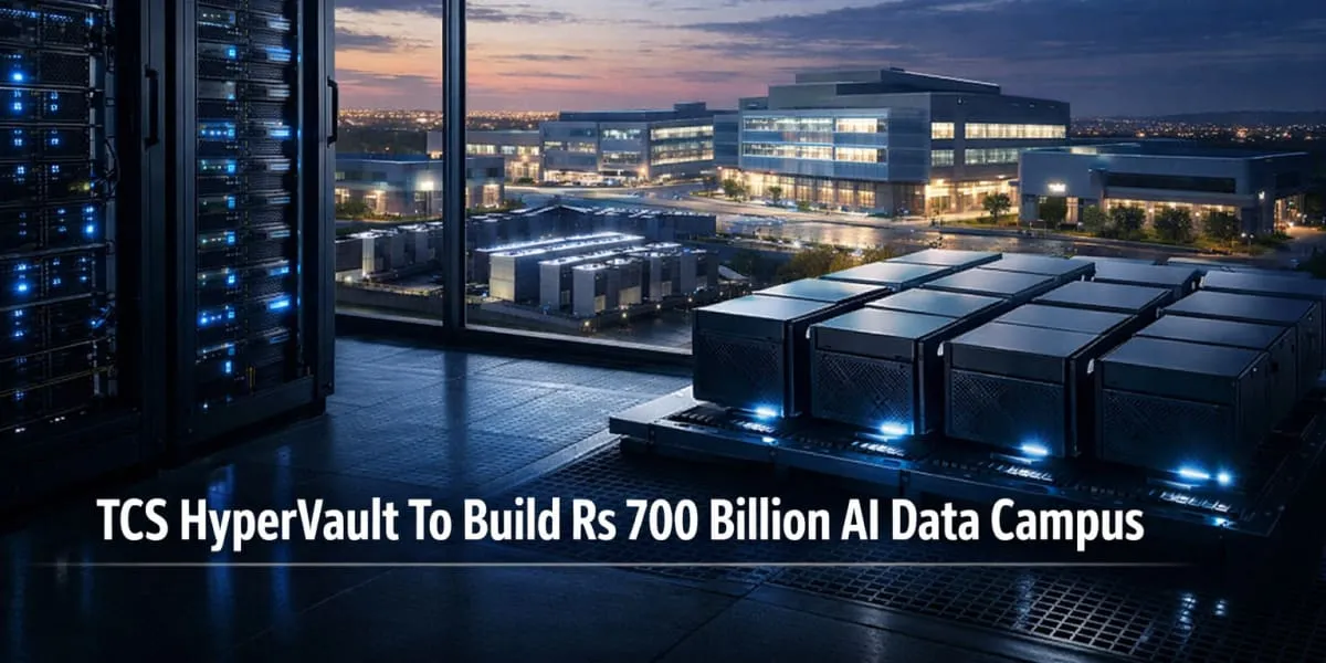 TCS HyperVault To Build Rs 700 Billion AI Data Campus