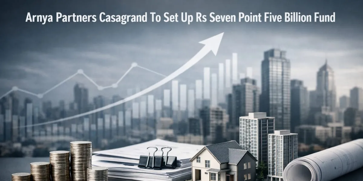 Arnya Partners Casagrand To Set Up Rs 7.5 Billion Fund