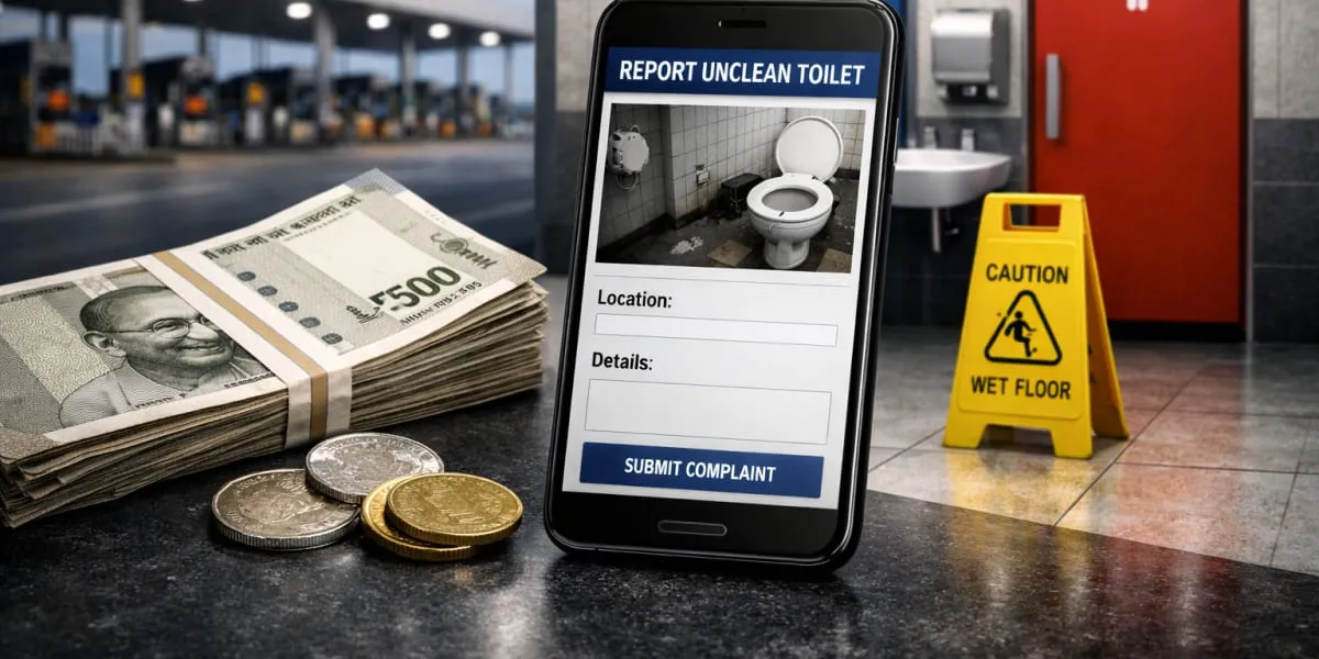 NHAI Offers Rs 1,000 Reward For Reporting Unclean Toll Toilets