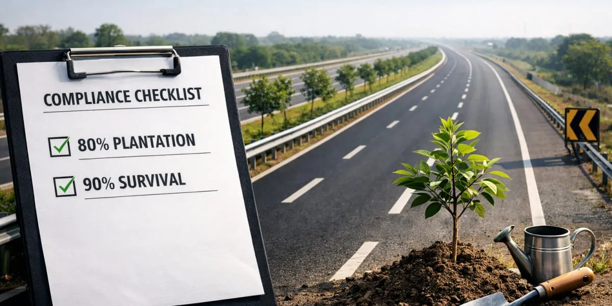 NHAI Makes 80 Per Cent Plantation And 90 Per Cent Survival Mandatory
