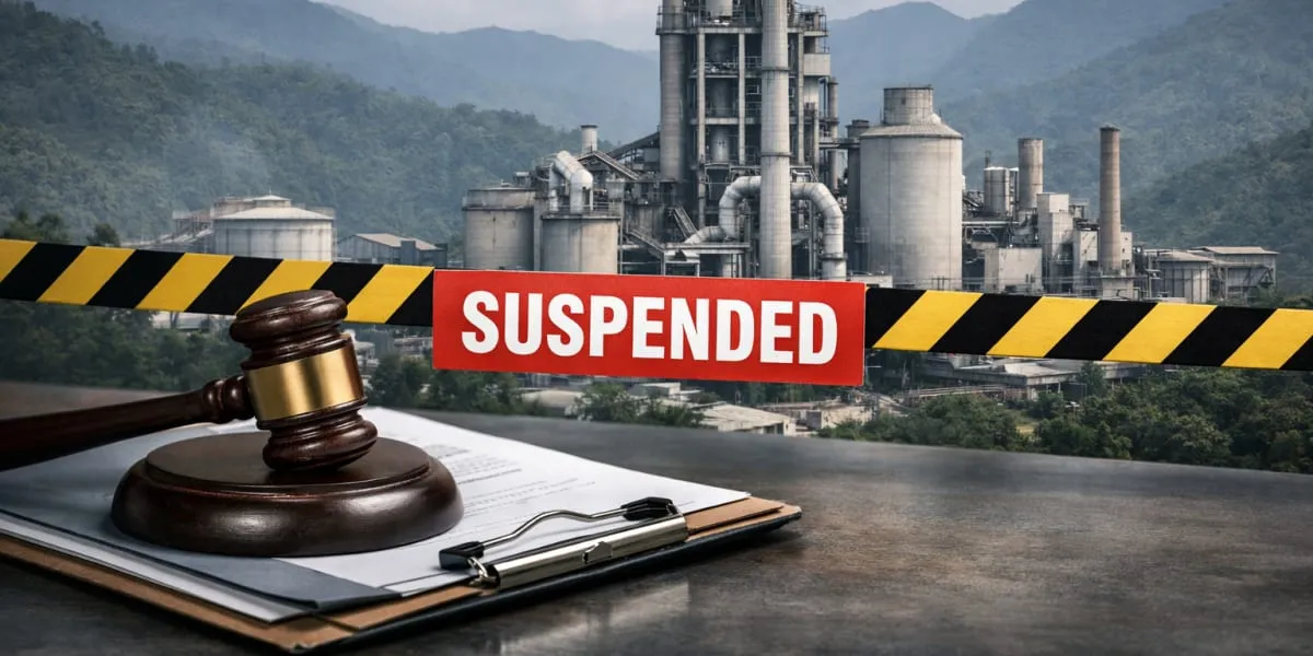 Meghalaya Government Pauses Shree Cement Work Pending Inquiry