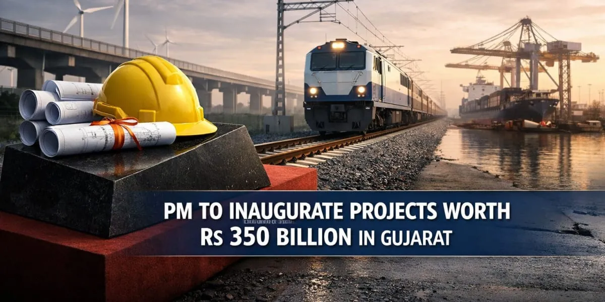 Prime Minister To Inaugurate Projects Worth Rs 350 Billion In Gujarat