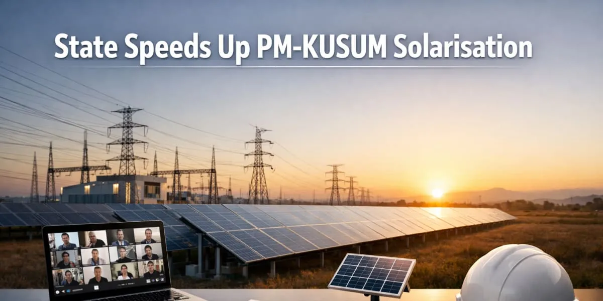 State Speeds Up PM-KUSUM Solarisation