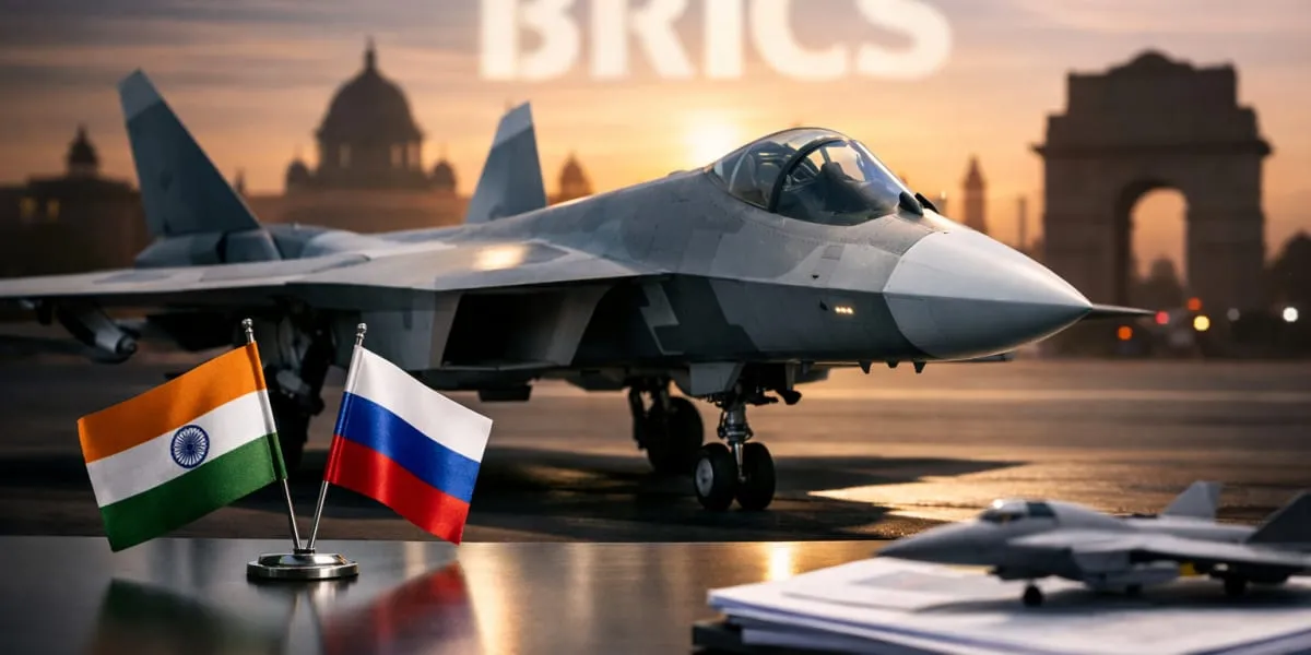 Su-57 Sale On Agenda As BRICS Summit Brings Leaders To Delhi