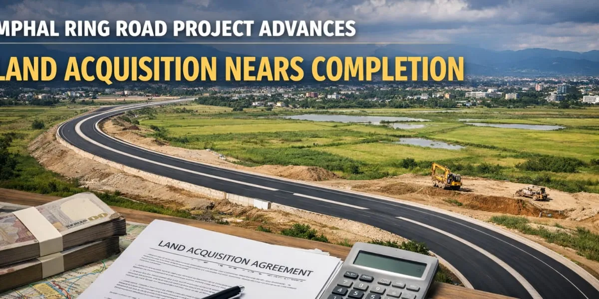 Imphal Ring Road Project Advances as Land Acquisition Nears Completion