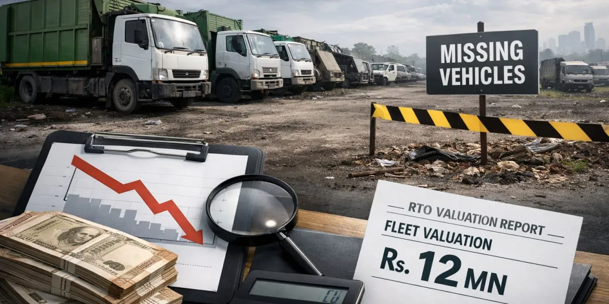 Bhiwandi Civic Fleet Now Valued at Rs 12 mn; 66 Vehicles Missing