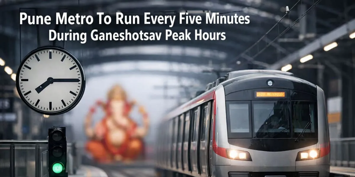Pune Metro To Run Every Five Minutes During Ganeshotsav Peak Hours