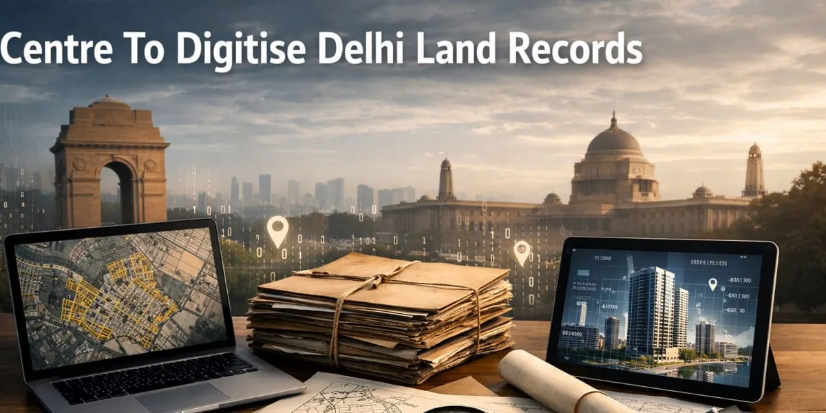 Centre To Digitise Delhi Land Records