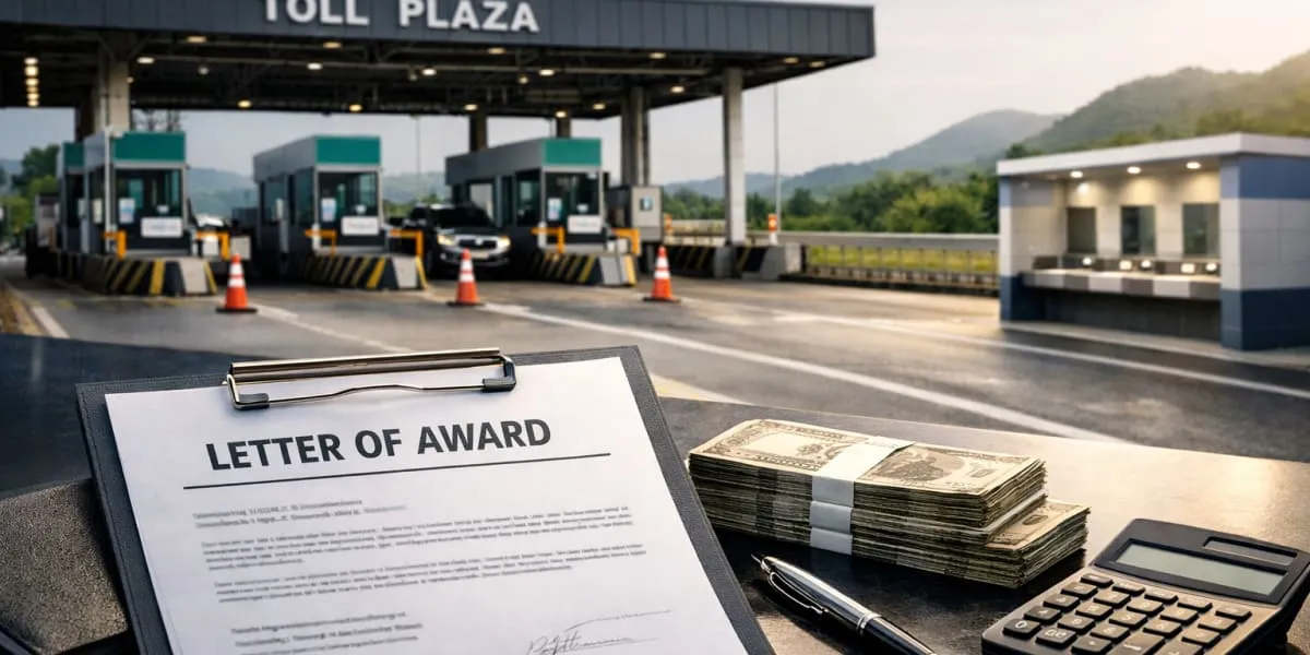 Hazoor Multi Projects Secures Rs 419.8 mn LoA From NHAI