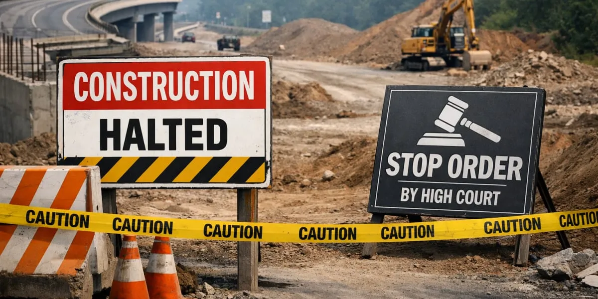 Chatra Bypass Construction Halted After High Court Stay