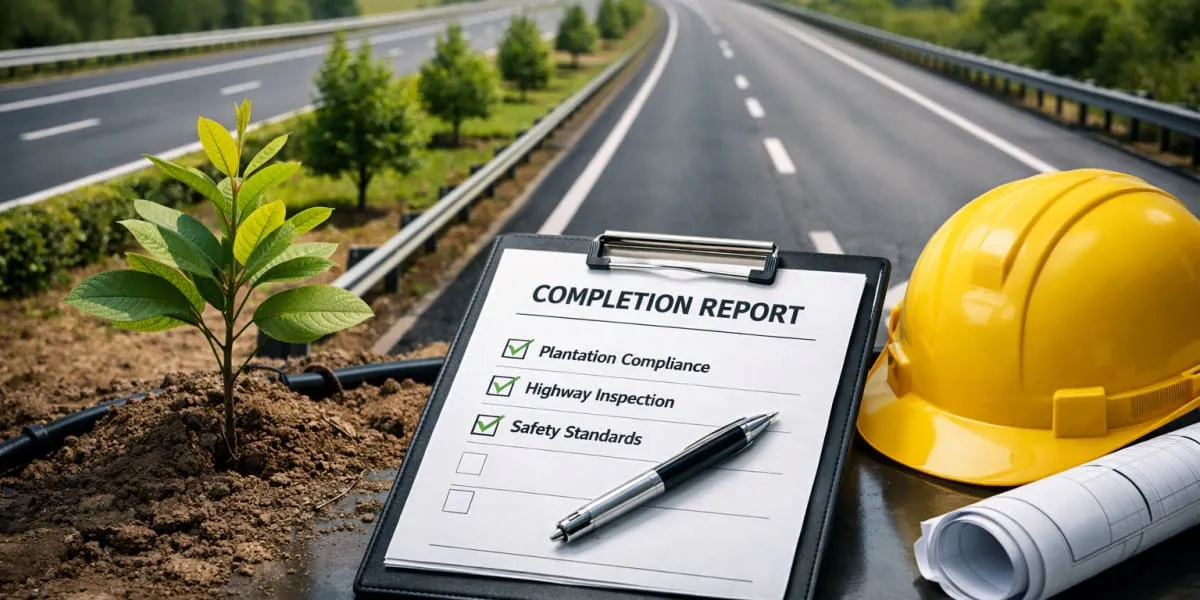 NHAI Links Plantation Survival To Completion Certification
