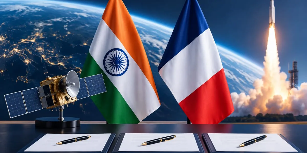 India, France Deepen Space Ties with Private-Sector Deals