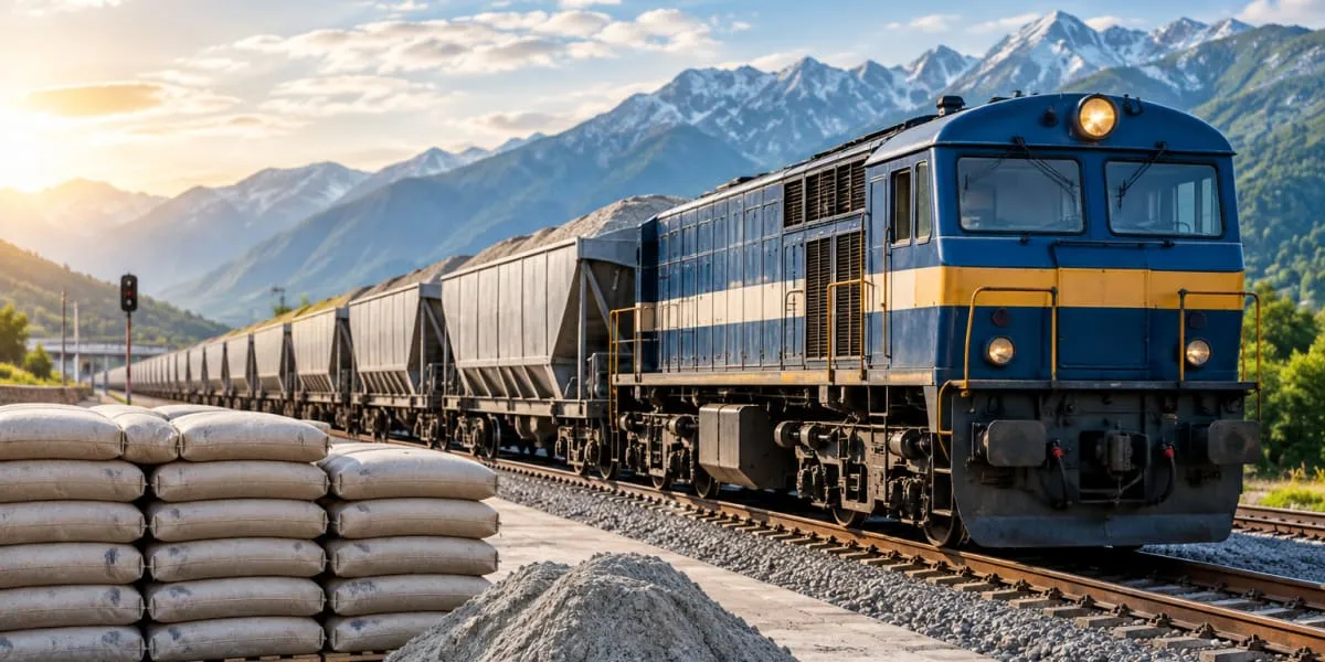 Jammu Division Begins First Cement Rail Traffic to Anantnag