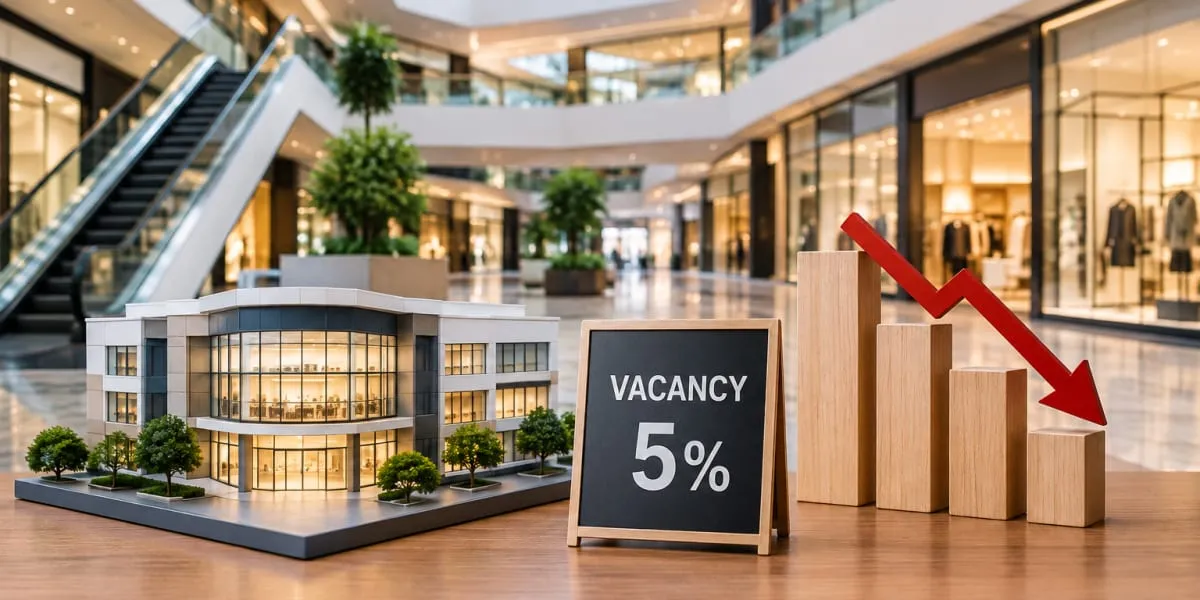 India’s Grade a Mall Vacancy Falls to 5 Per Cent in H1 2026