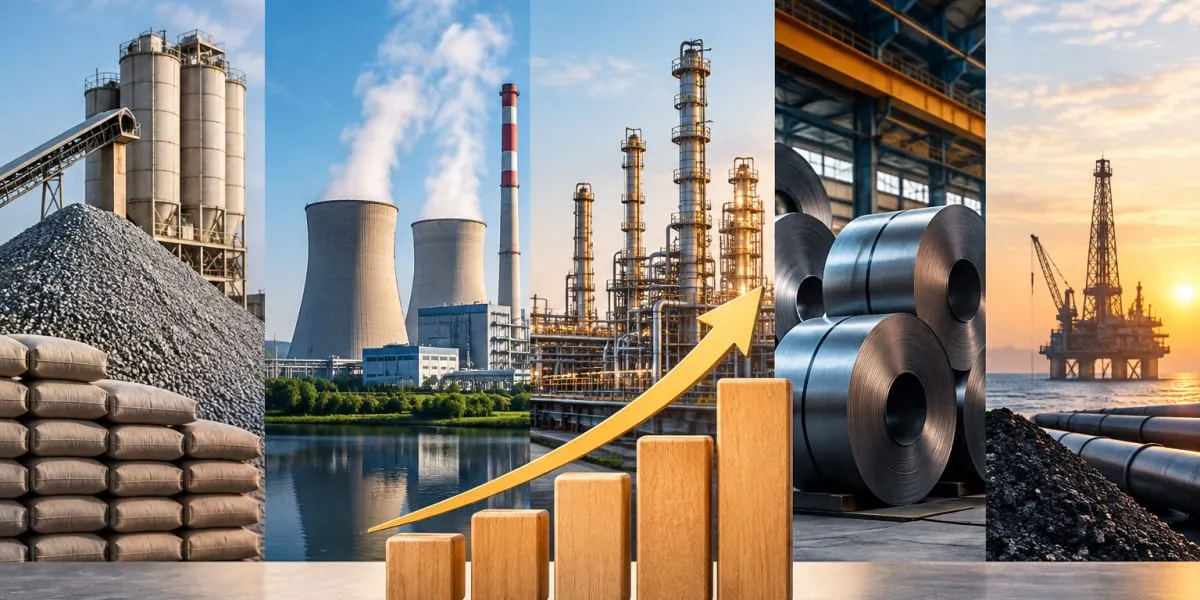 India's Core Sector Growth Eases to 4.8 Per Cent in August