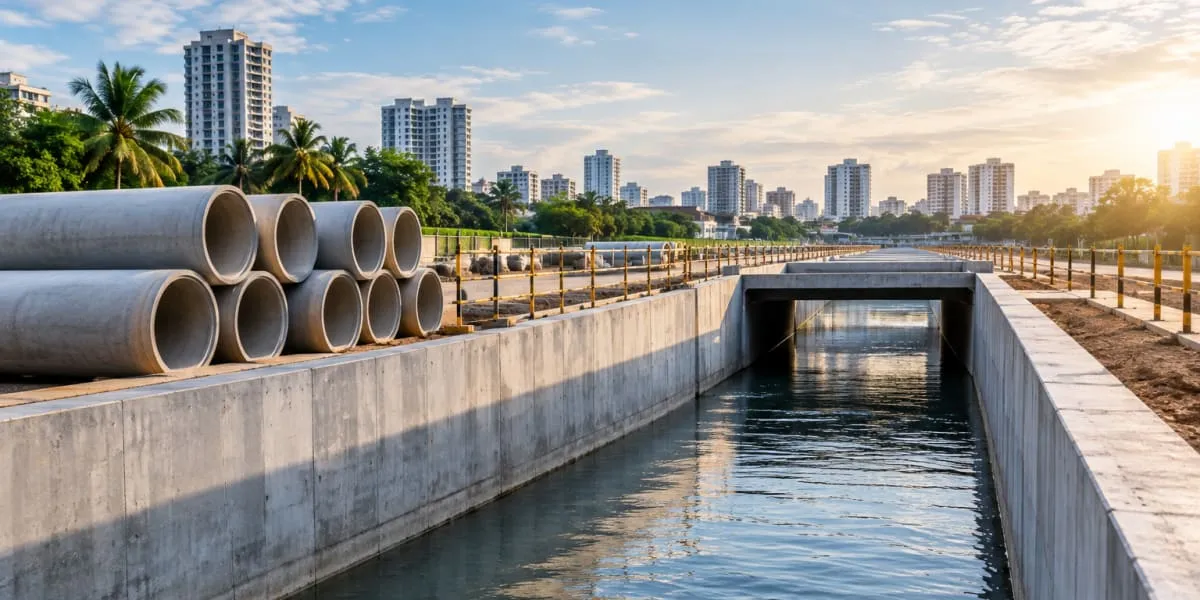 Chennai Completes 95 Per Cent of Storm Water Drain Works