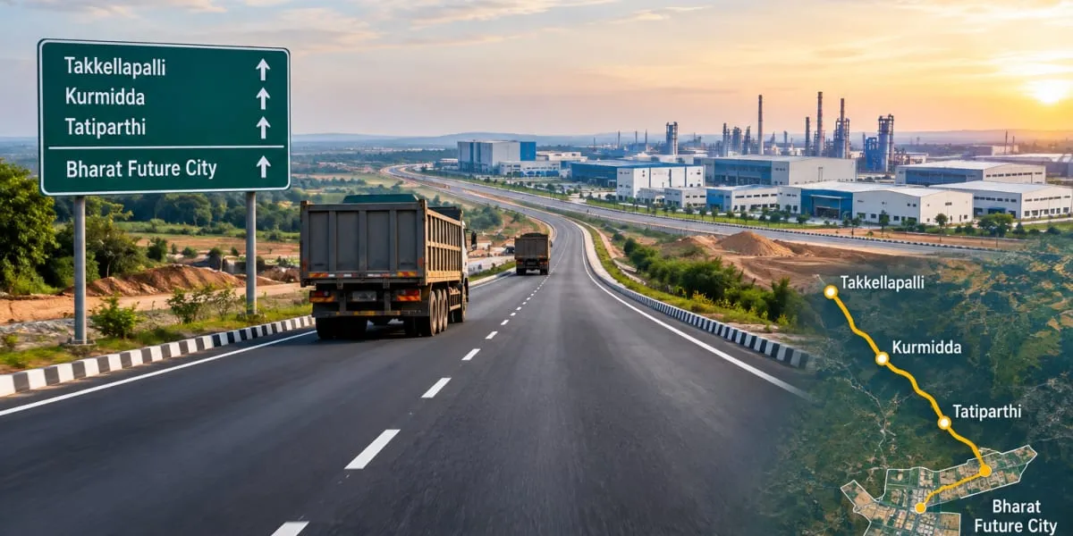 New Road to Link Bharat Future City, Ease Industrial Traffic