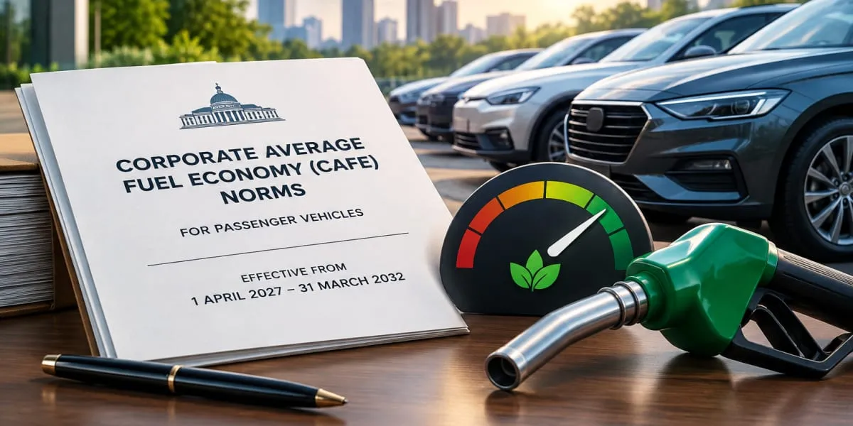 Government Notifies New Fuel Efficiency Norms for Passenger Vehicles