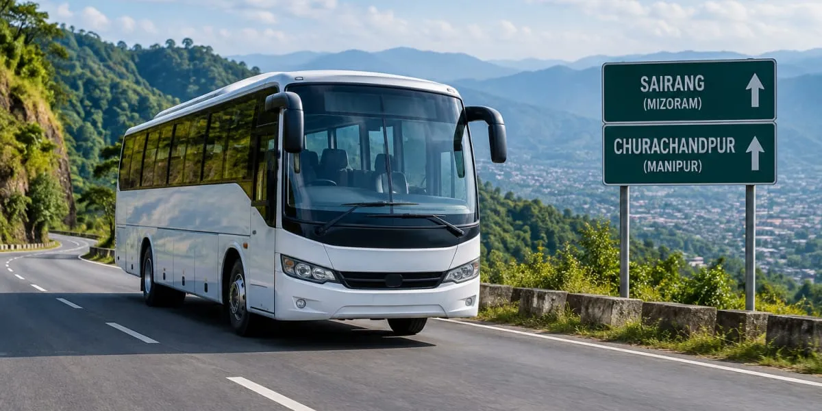 Mizoram-Manipur Bus Service to Begin on October 1