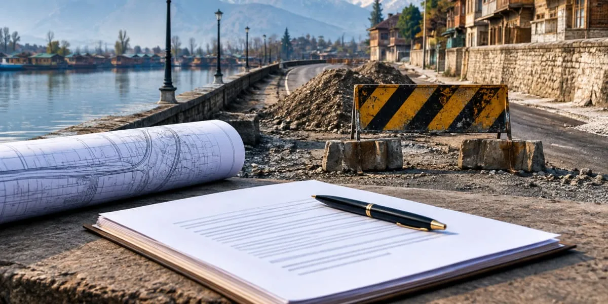 Residents Seek LG Intervention over Stalled Srinagar Road Project