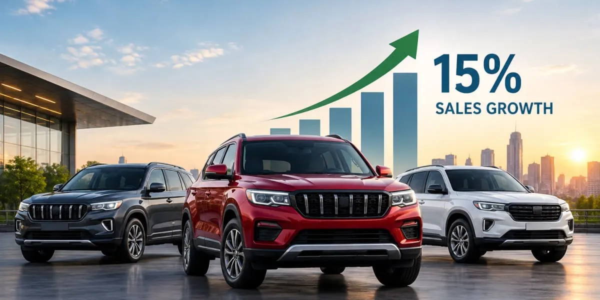 Mahindra & Mahindra Auto Sales Rise 15 Per Cent in September