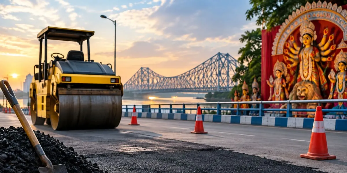 Kolkata Lists Roads for Repairs Ahead of Durga Puja
