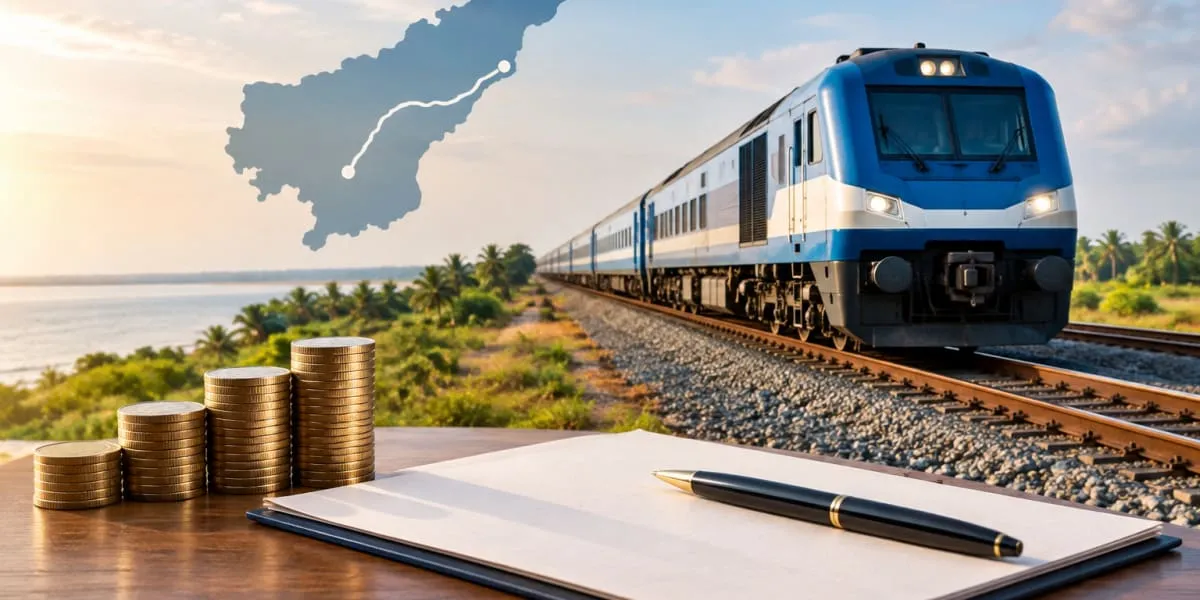 Andhra Pradesh Sanctions Rs. 1 bn for Kotipalli-Narsapuram Rail Line